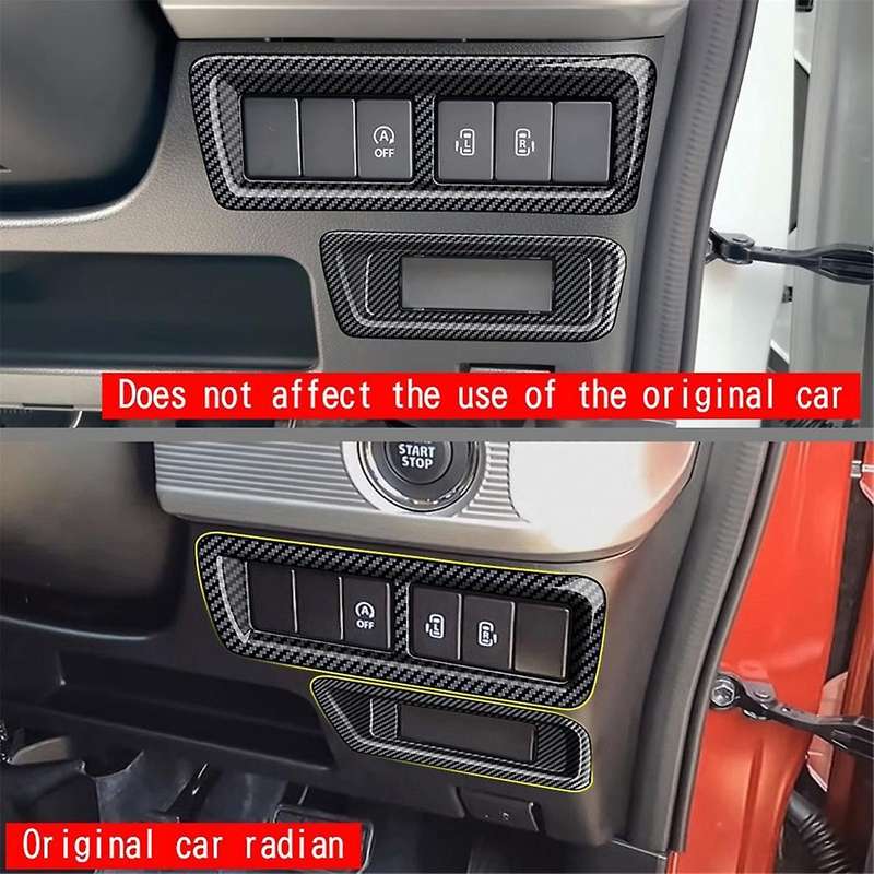 Car Central Control MultiFunction Button Trim Frame for SPACIA 2017-2022 Car Interior Accessorie RHD