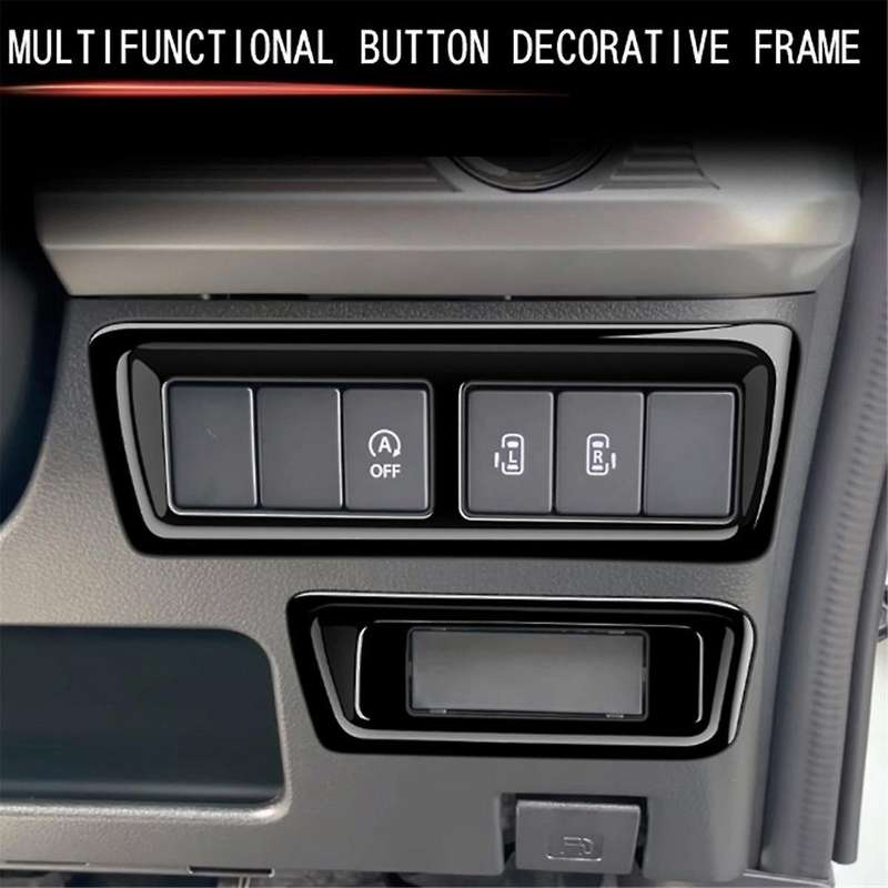Car Central Control MultiFunction Button Trim Frame for SPACIA 2017-2022 Car Interior Accessorie RHD