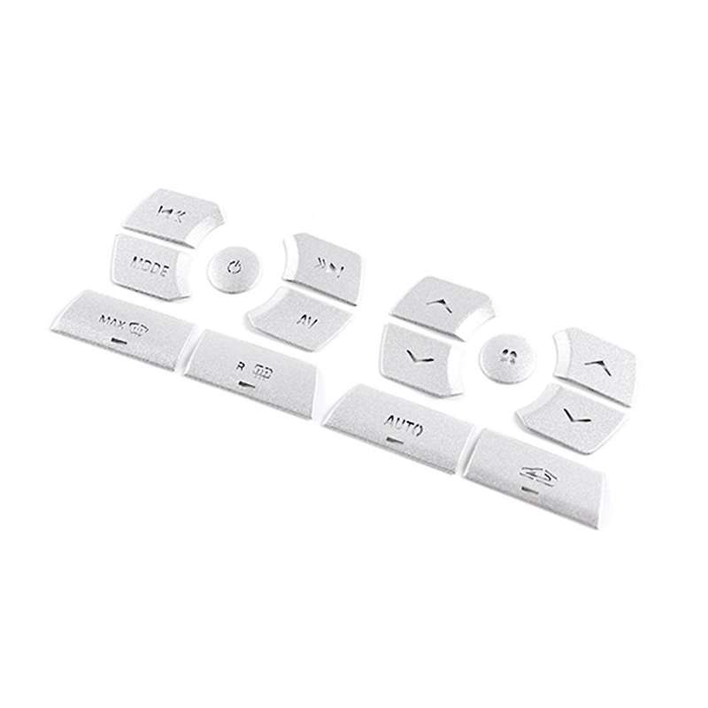 Car Central Control Multimedia Button Stickers for XF 2012-2015 Interior Accessories