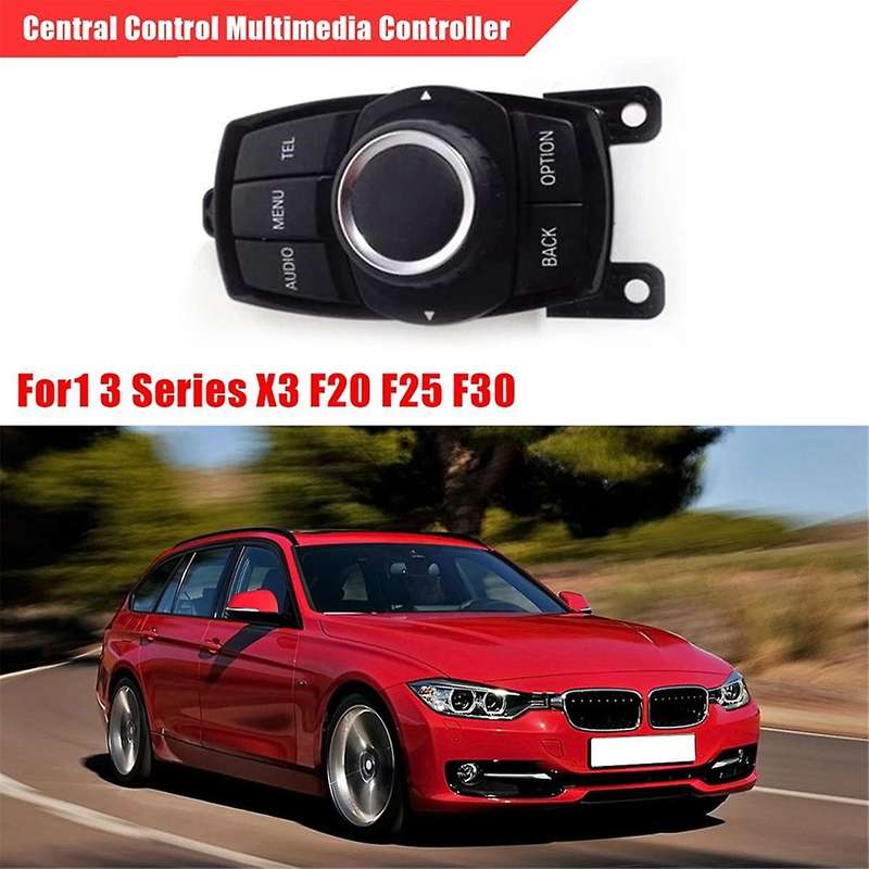 Car Central Control Multimedia Controller Knob Mouse Button Switch 65829381678 for 1 3 Series X3 F20