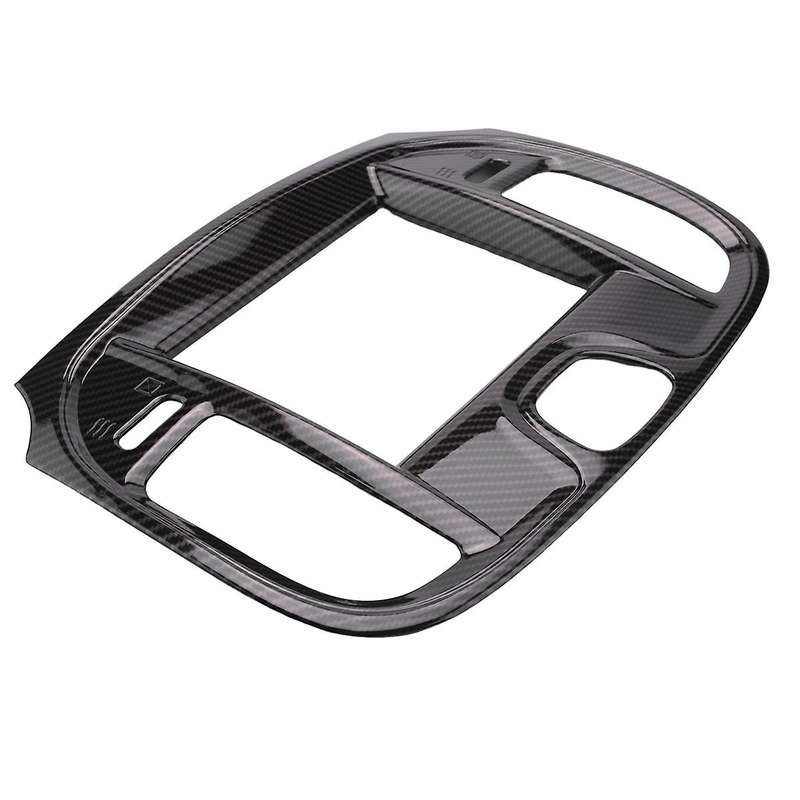 Car Central Control Navigation Screen Trim Interior Accessories for 300/300C 2015-2021 ,ABS Carbon F