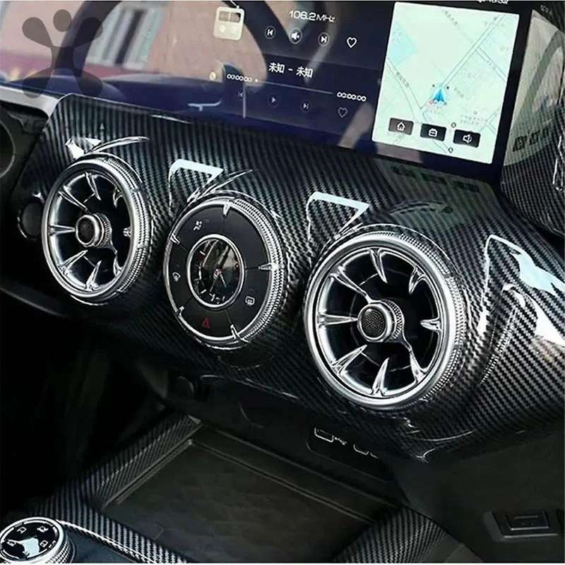 Car Central Control Trim Panel Cover Car Accessories for WEY TANK 300 Tank300 2022 Air Outlet Cover