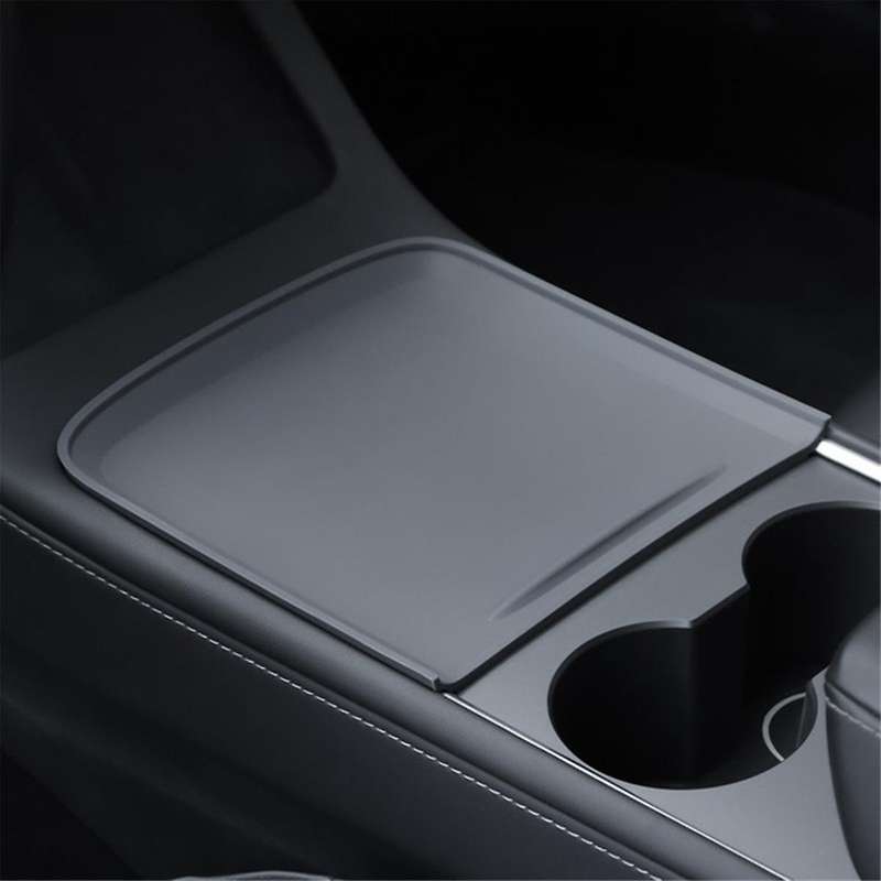Car Central Control Silicone Pad for Model 3 Y Anti- Pad Center Console Push-Pull Protect Film Inne