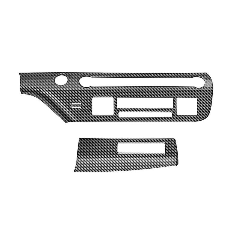 Car Central Control Trim Panel Frame for 2024+ Car Multi-Function Button Trim Panel Carbon Fiber Pat