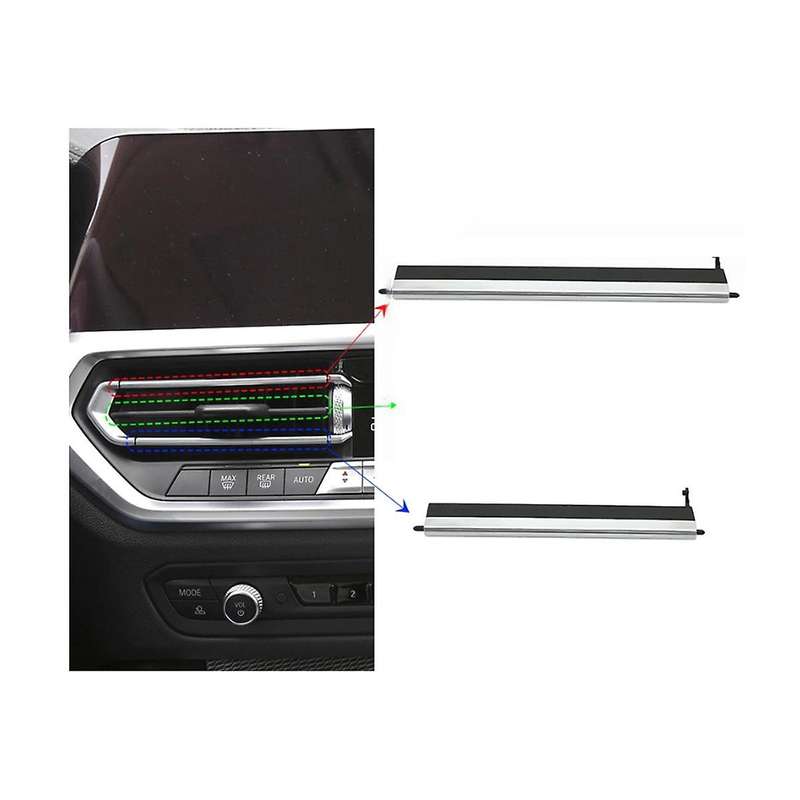 Car Central Lower Left Air Conditioning Vent Grill Blade Repair Kit for 3 Series G20 2019-2022 Z4 G2