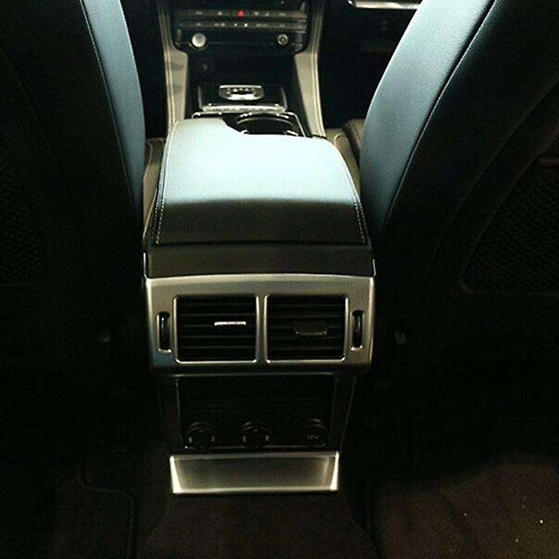 Car Chorme Rear Air Condition Outlet Vent Cover Trim Fit for F-Pace 2016-2018