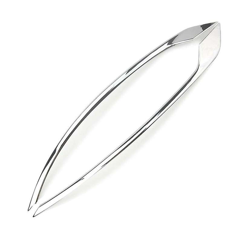 Car Chrome ABS Rear Fog Light Lamp Eyelid Cover Trim Decorative for XC60 2018