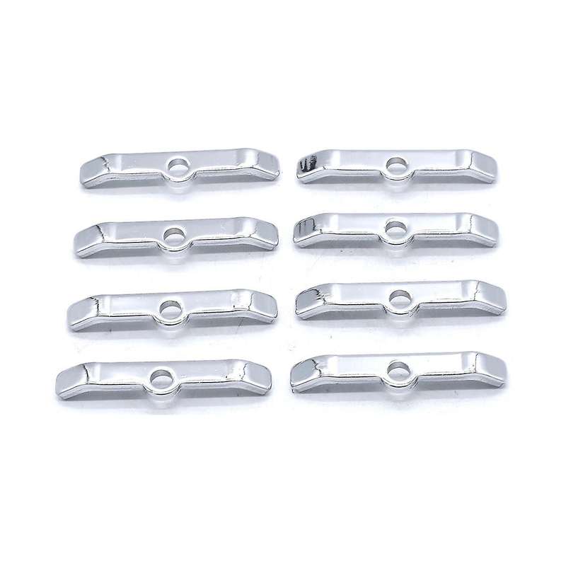 Car Chrome 3 Inch Valve Cover Spreader Bars Fixed Tabs for 283 305 327 350 Car Accesories