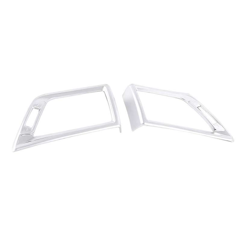 Car Chrome ABS Side Air Outlet Frame Cover Trim for  X1 2011-2015