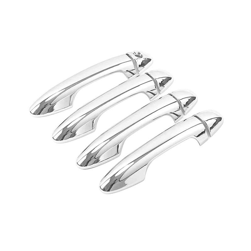 Car Chrome Door Handle Cover Trim Car Set Styling Accessories for 2015-2019