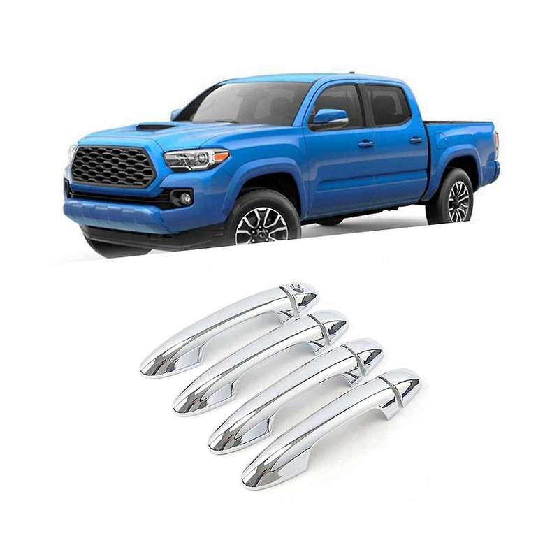 Car Chrome Door Handle Cover Trim Car Set Styling Accessories for 2015-2019