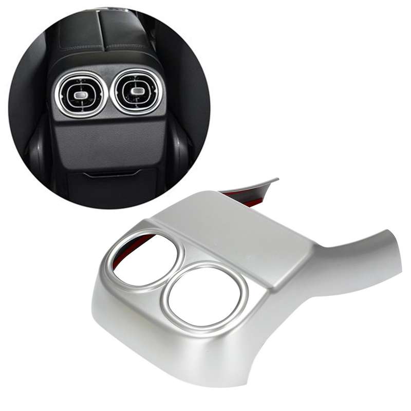 Car Chrome ABS Rear Outlet Cover Trim for C-Class W206 C260 2022 Interior Accessories