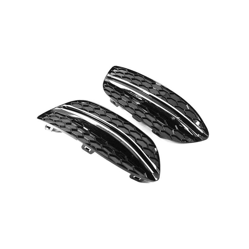 Car Chrome Front Bumper Grille Fog Light Cover Trims for C-class W205 2058851623 2058851523 2058850
