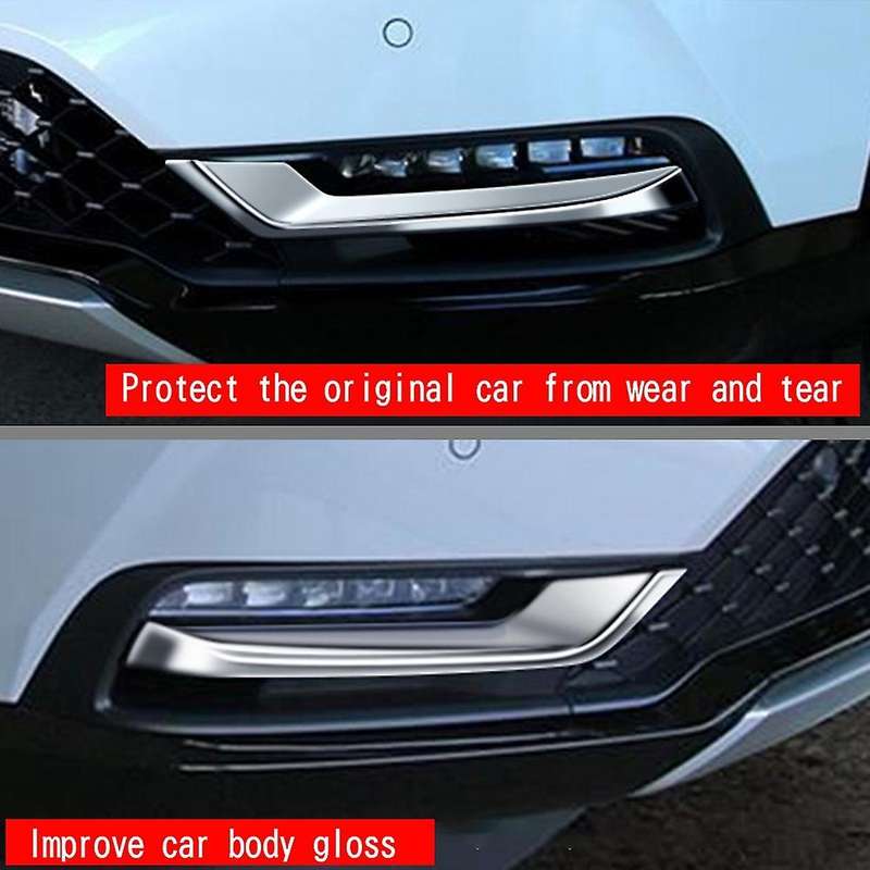 Car Chrome Front Bumper Lower Grille Trim Compatible Honda HRV Vezel 2021