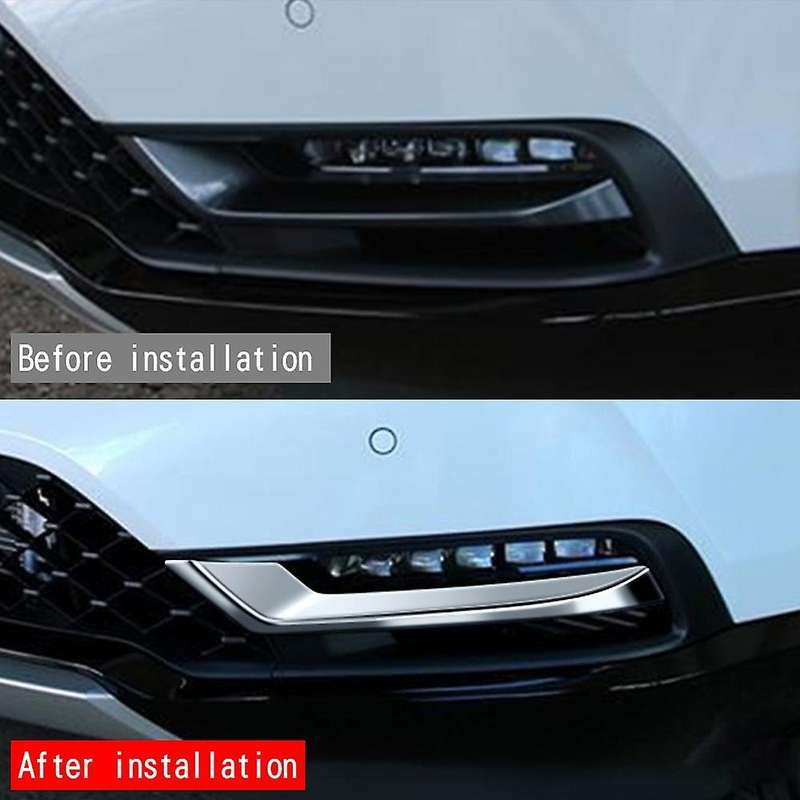 Car Chrome Front Bumper Lower Grille Trim Compatible Honda HRV Vezel 2021