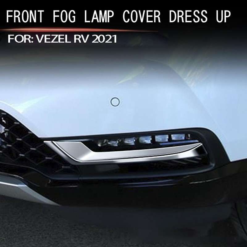 Car Chrome Front Bumper Lower Grille Trim Compatible Honda HRV Vezel 2021