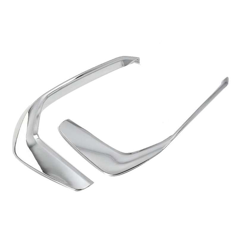 Car Chrome Front Fog Lamp Eyebrow Trim Strip for A6 C8 2019 2020 2021