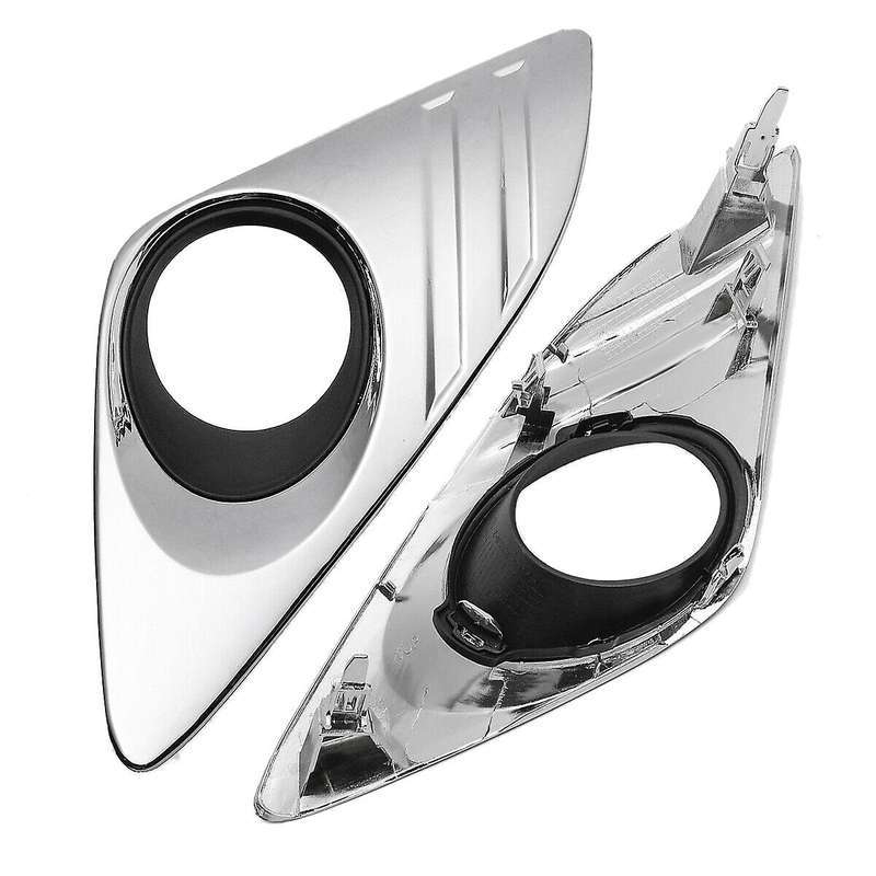 Car Chrome Front Bumper Fog Lamp Light Cover Trim for 2012-2014 US