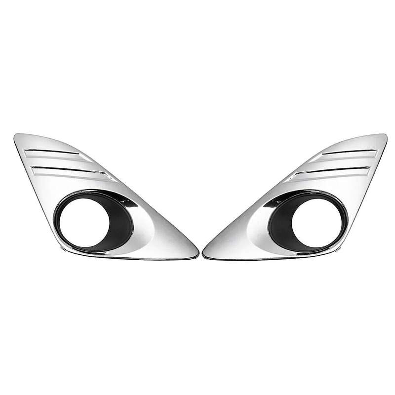 Car Chrome Front Bumper Fog Lamp Light Cover Trim for 2012-2014 US