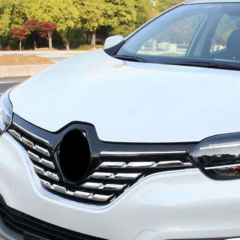 Car Chrome Front Mesh Grille Bumper Cover Trim Strip for Kadjar 2015 2016 2017