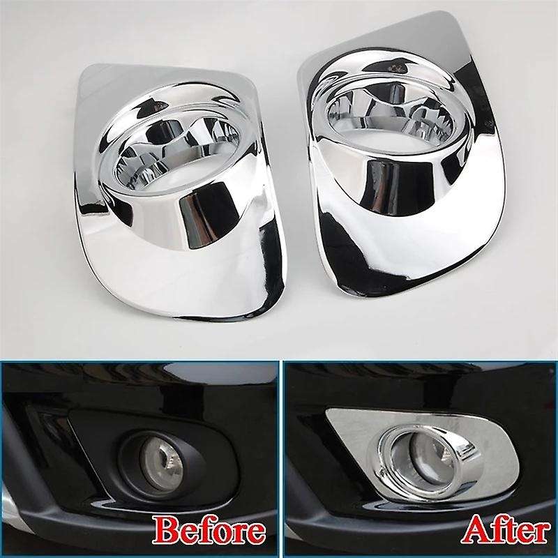 Car Chrome Front Rear Fog Light CoverTrim for Journey Freemont 2011 - 2018