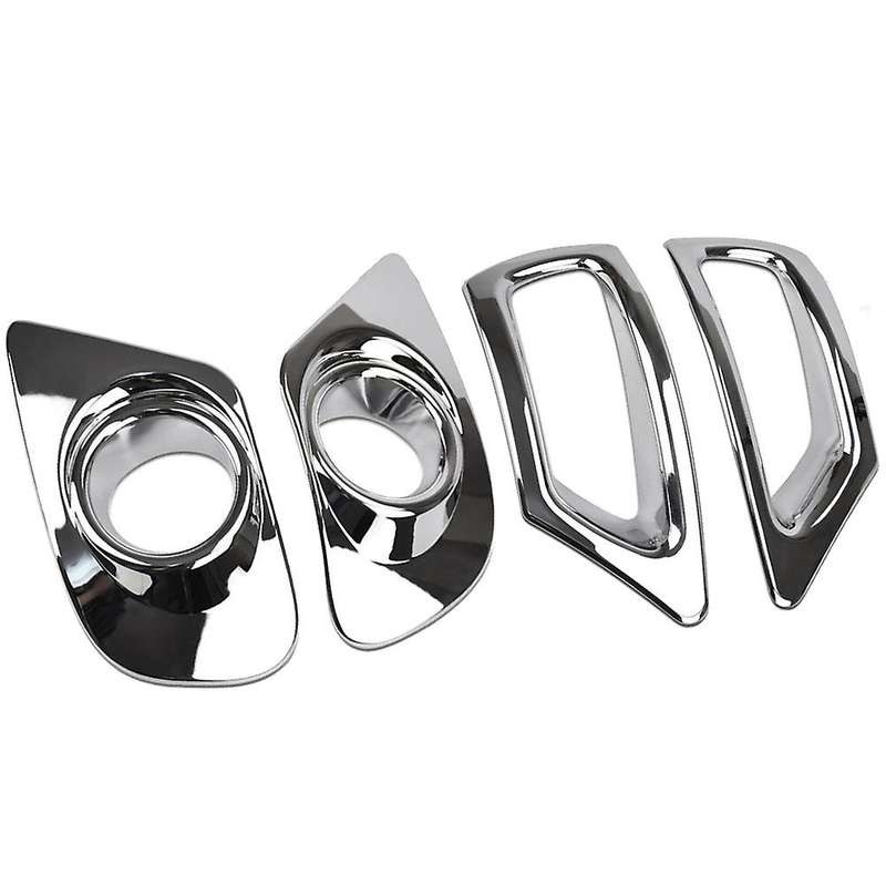 Car Chrome Front Rear Fog Light CoverTrim for Journey Freemont 2011 - 2018