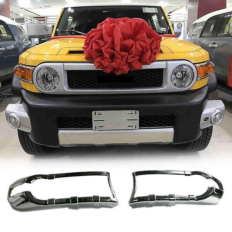 Car Chrome Front Fog Turn Light Hood Lamp Cover Trim for 2007-2014