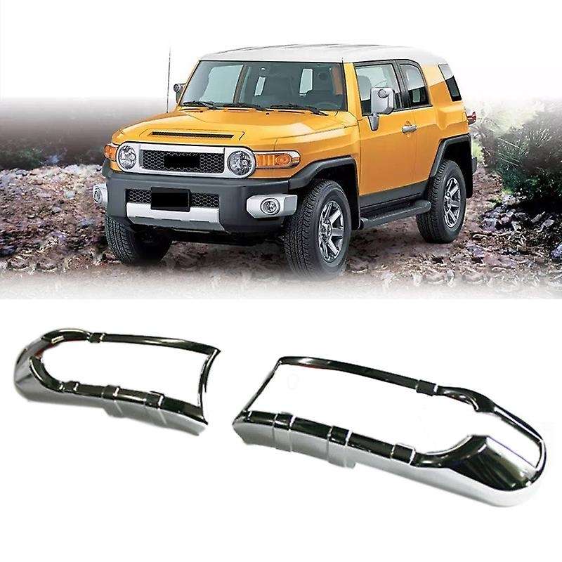 Car Chrome Front Fog Turn Light Hood Lamp Cover Trim for 2007-2014