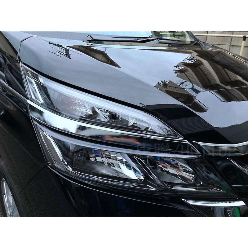 Car Chrome Headlamp Lamp Strip Cover Trim Fog Lights Strip Cover Styling Accessories for C27 2017-20