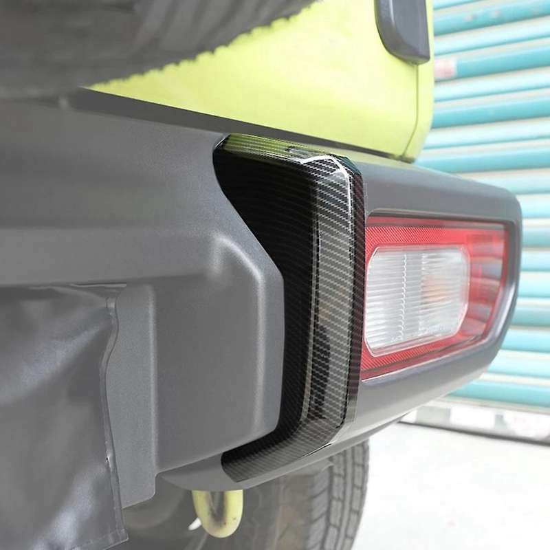 Car Chrome Rear Bumper Guard Decoration Cover Trim Stickers for Jimny 2019 2020 2021 Exterior Acces