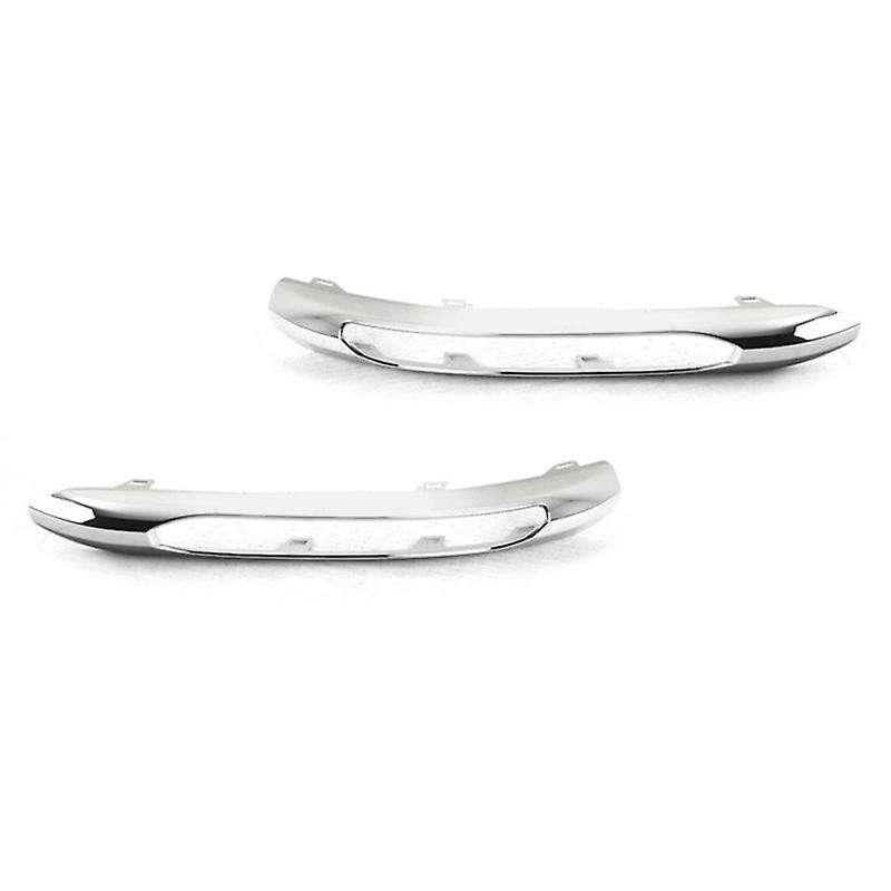 Car Chrome Right Front Bumper Lower Grille Fog Light Cover Frame for SLK Class R172 W172 2012-2016