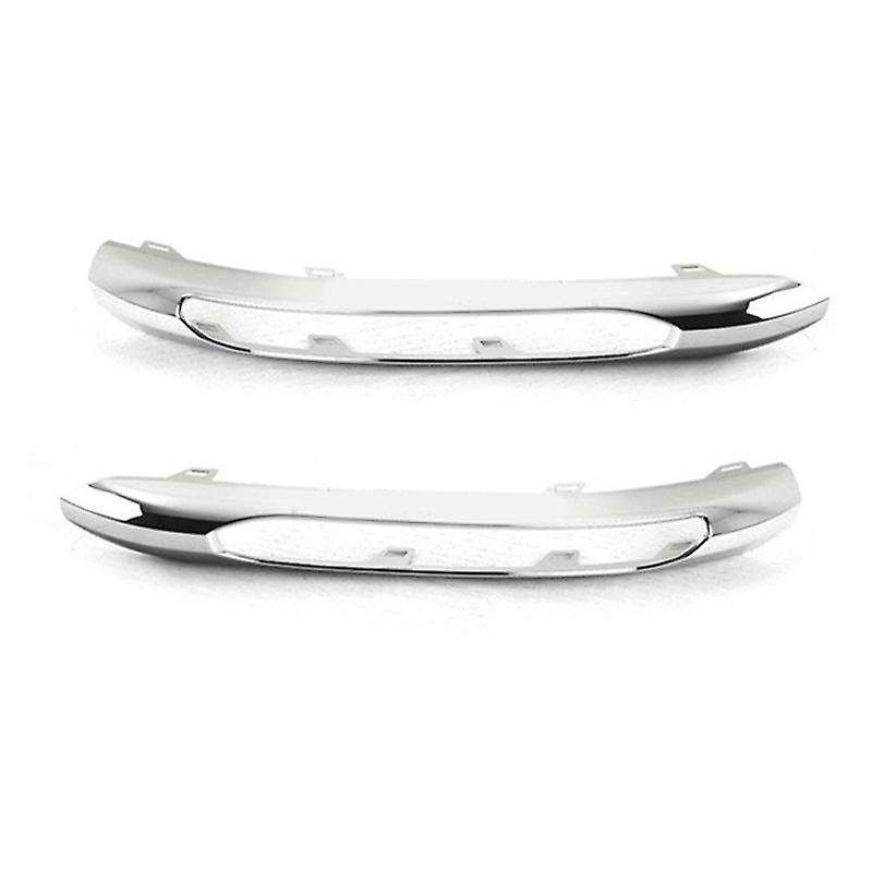 Car Chrome Right Front Bumper Lower Grille Fog Light Cover Frame for SLK Class R172 W172 2012-2016