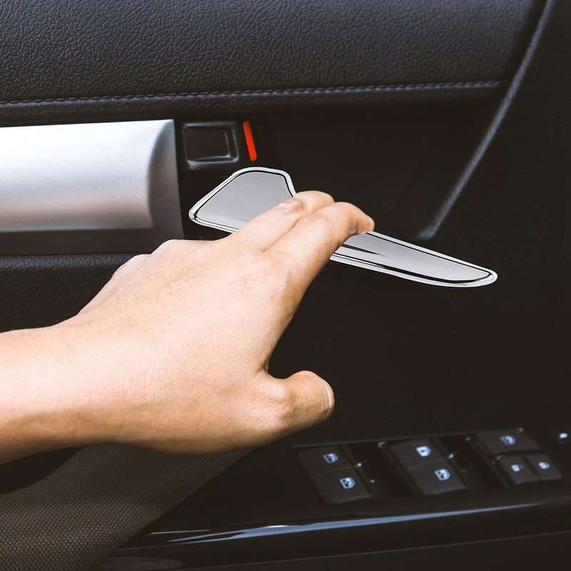 Car Chrome Plated Left Interior Door Handle Silver Door Handle Repair Kit for Clase a W169 B W245