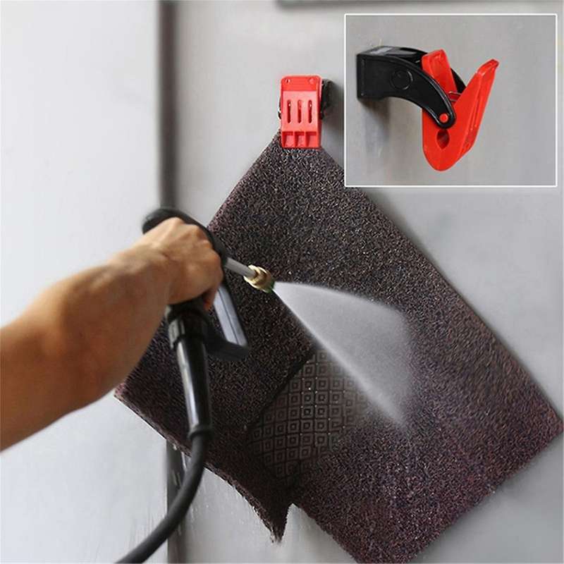 Car Cleaning Floor Mat Cleaning Hooks Carpet Wash Clamp Multifunctional Mat Clip Tools Auto Carpet W