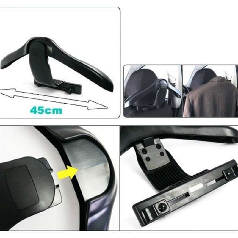 Car Clothes Hanger, Car Back Seat Headrest, Clothes and Coat Suit Hooks, Car Back Seat Back Folding