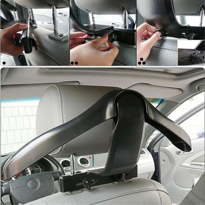 Car Clothes Hanger, Car Back Seat Headrest, Clothes and Coat Suit Hooks, Car Back Seat Back Folding