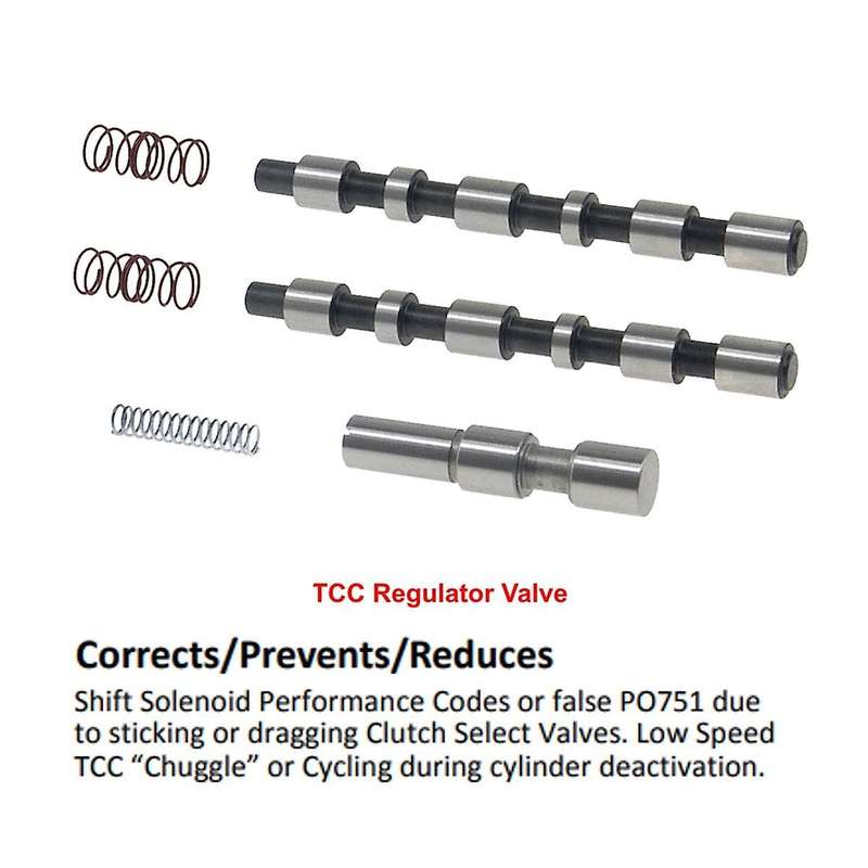 Car Clutch Select Valve & 6L8 - Regulator Valve Kits for All 6L45 6L50 6L80 6L90 2006-on Shift Kit