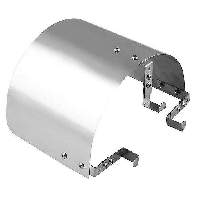 Car Cold Air Intake Cone Sport Air Filter Cover Motion Air Filter Cover Heat Shield Silver