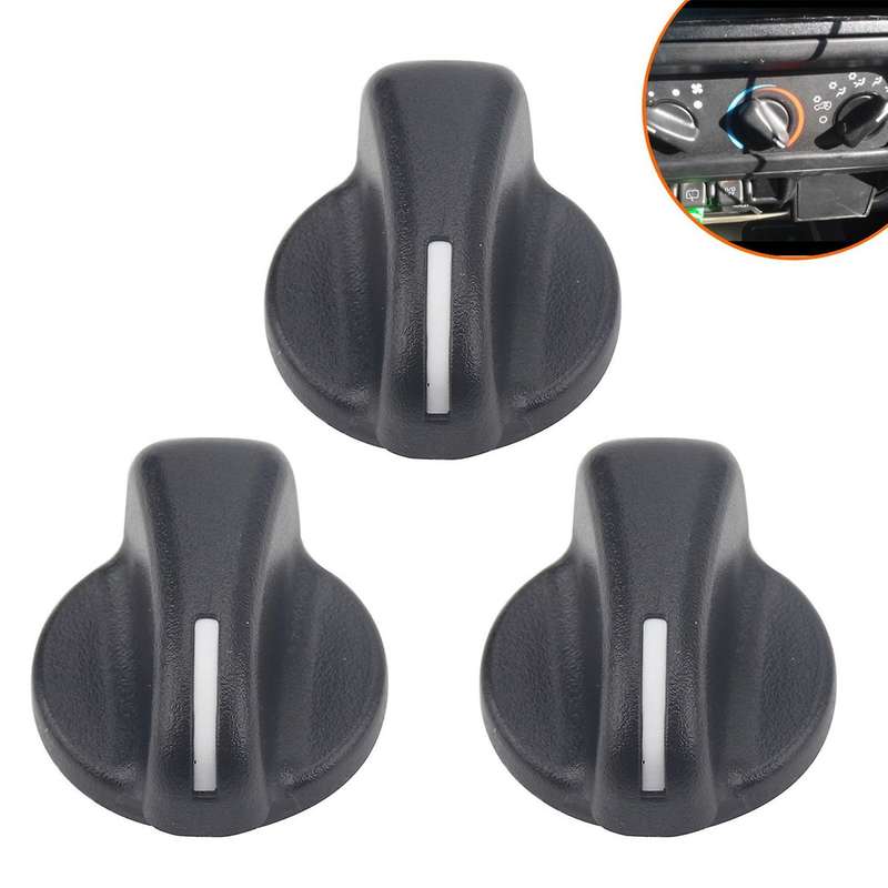Car Conditioner Knob Switch Fan Speed Heater Control Button for Wrangler TJ 1999-2006 5011218AC