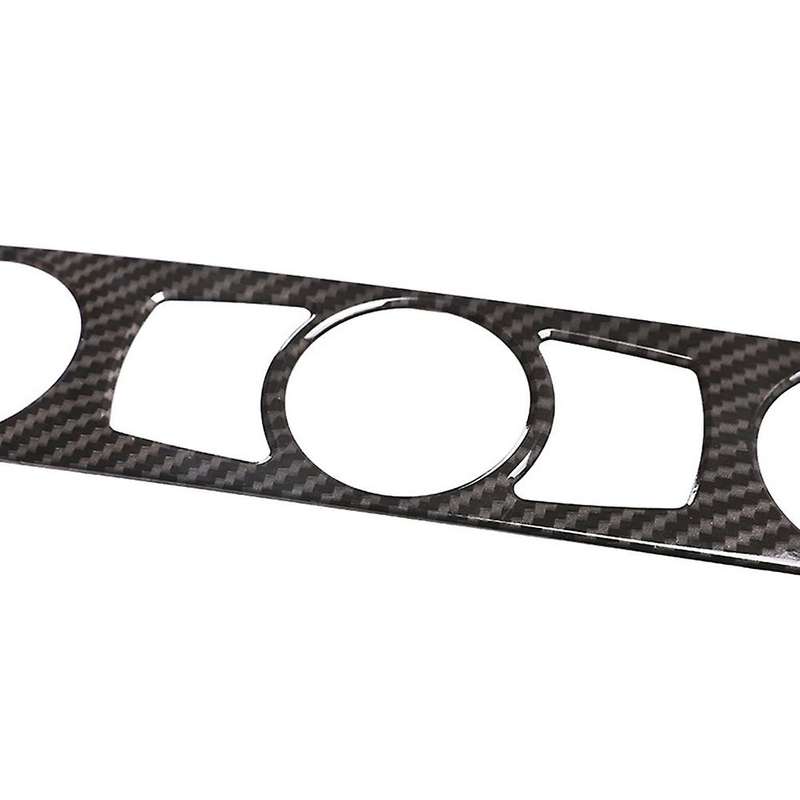 Car Console Air Conditioner CD Panel Decorative Cover Sticker Trim for 5 Series E60 2004-2010