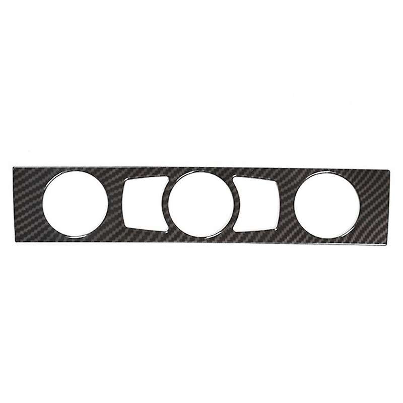 Car Console Air Conditioner CD Panel Decorative Cover Sticker Trim for 5 Series E60 2004-2010