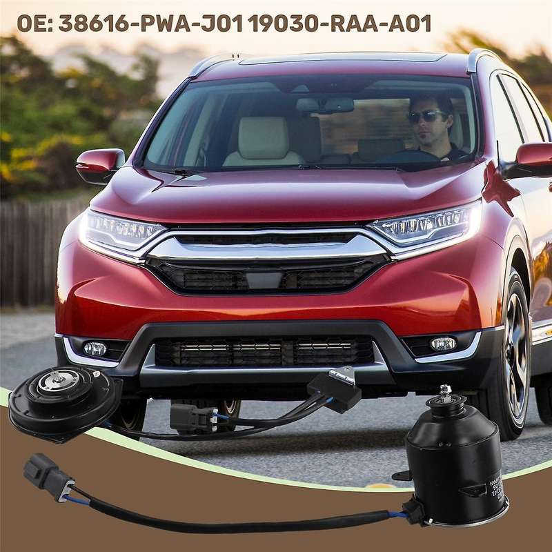 Car Condenser Fan Motor & Cooling Fan 38616-PWA-J01 19030-RAA-A01 for -V RE2 RE4 RE1 RD5 RD7 2002-20