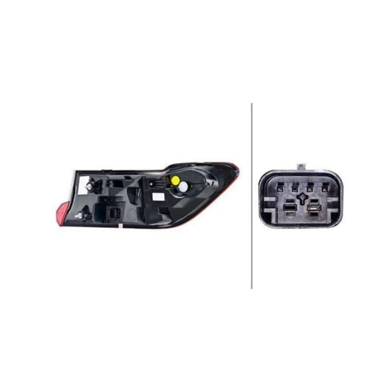 Car Combined Tail Light (rh) for 3 Series 2018 2019 2020 2021 Outer Rear Brake Light Turn Signal Lig