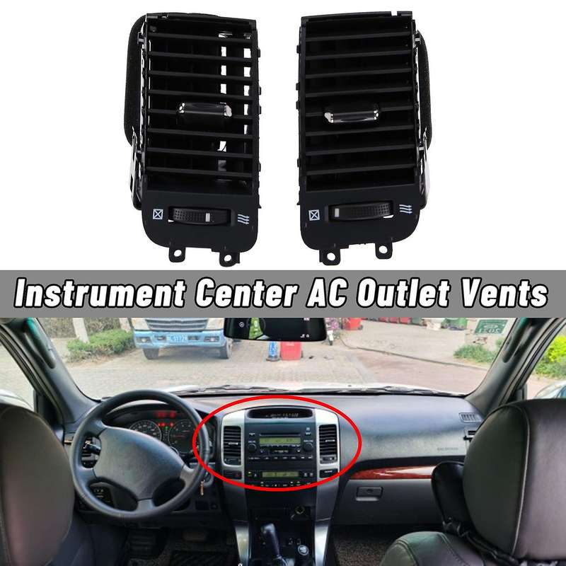 Car Conditioner Outlet A/C Conditioning Vents for Land Cruiser Prado 120 2003-2009