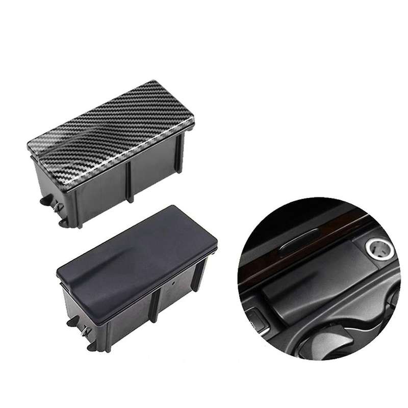 Car Console Ashtray for ML Class W166 Class W292 1668100330(Black)