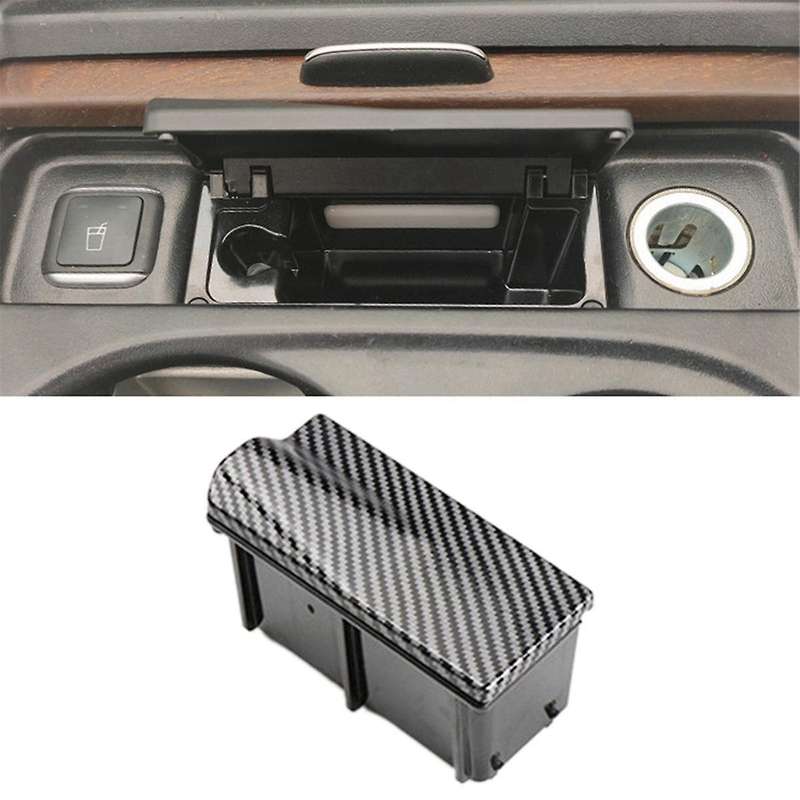 Car Console Ashtray for ML Class W166 Class W292 1668100330(Carbon Fiber Pattern)