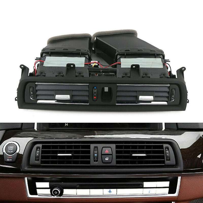 Car Console Center Air Vent Grille Heat AC Dash Kit for 5 Series F10 64229209136