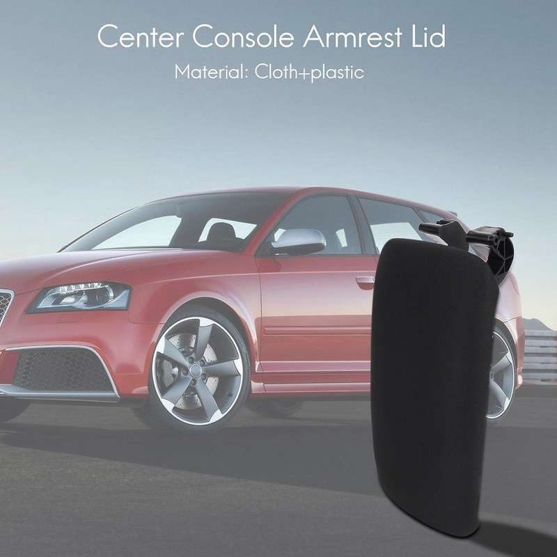 Car Console Armrest Lid Black 8P0864245P for A3 8P 2003-2012