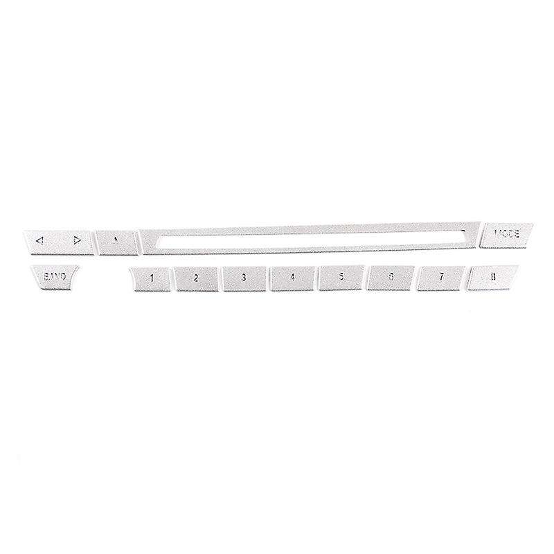 Car Console CD Digit Key Volume Control Button Paste Sequin Cover Trim Sticker for X5 X6 F15 F16