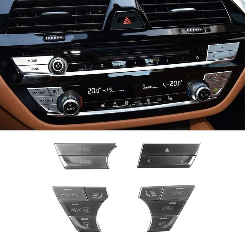 Car Console Dashboard Air Conditioning Control Push Button Cover 61316834463 for 5 6 7 Series G30 G3